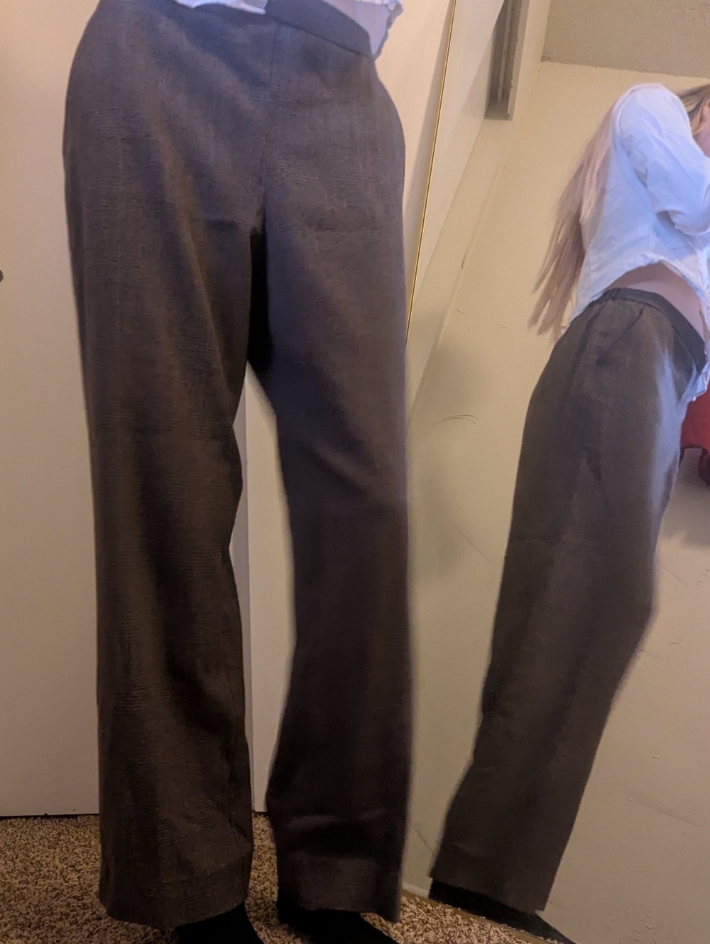 Straight-Leg Dress Pants